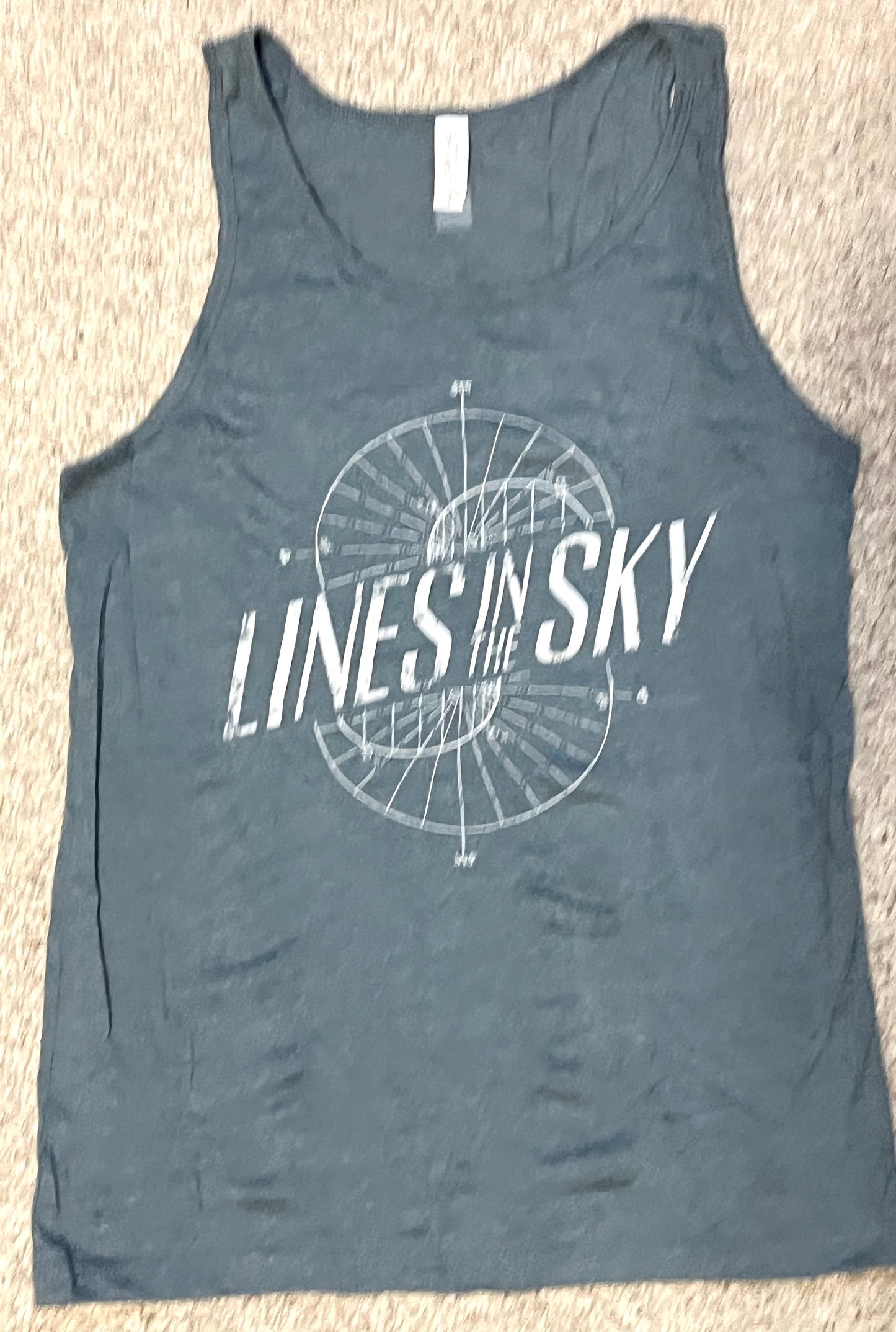 Tank Top w/LITS logo - Slate/blue-gray