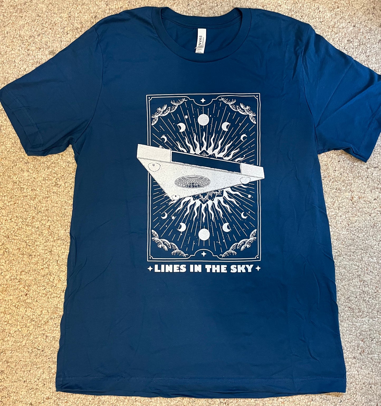 UFO T-shirt - Cool Blue