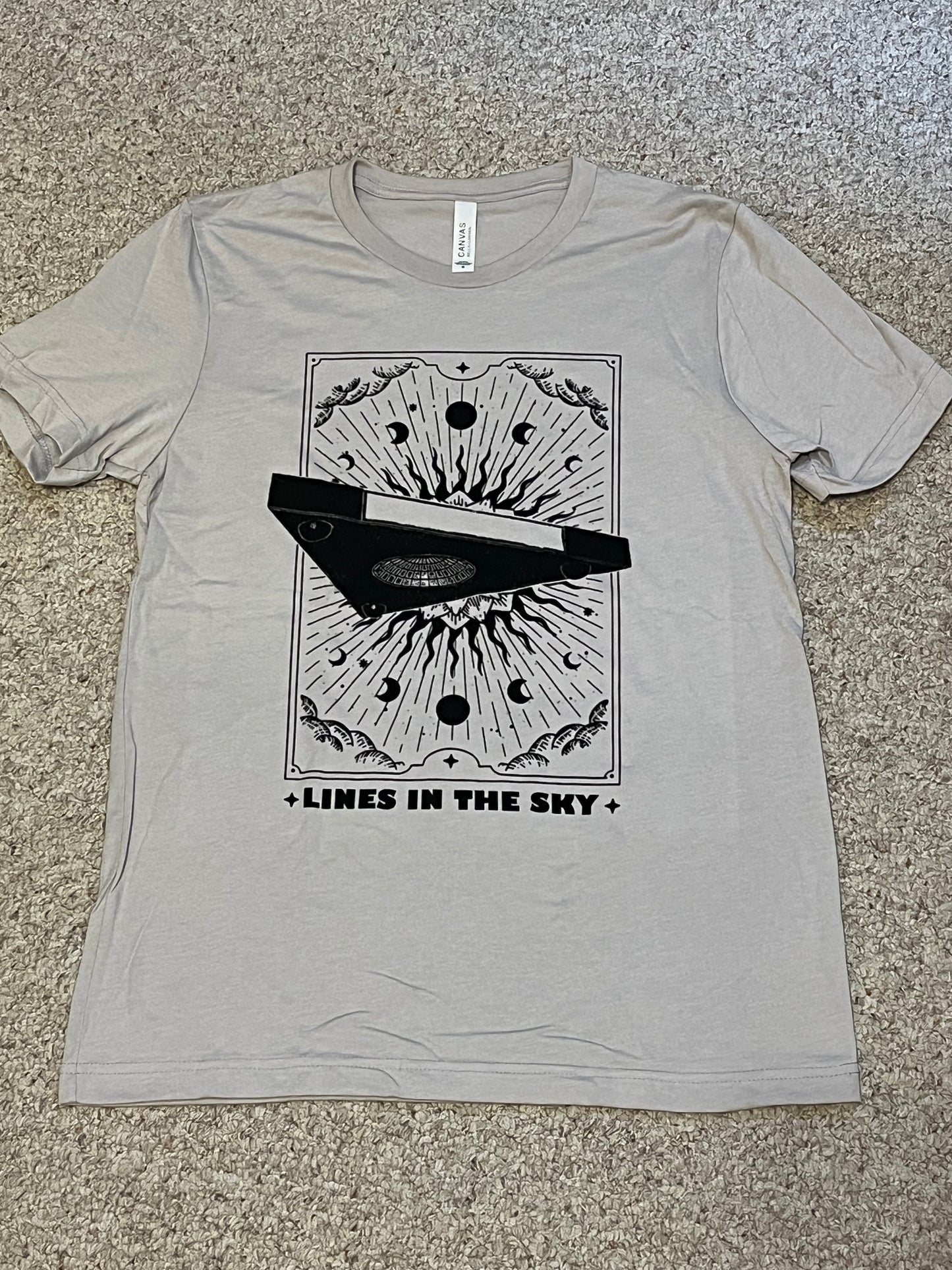 UFO T-shirt in Heather Dust