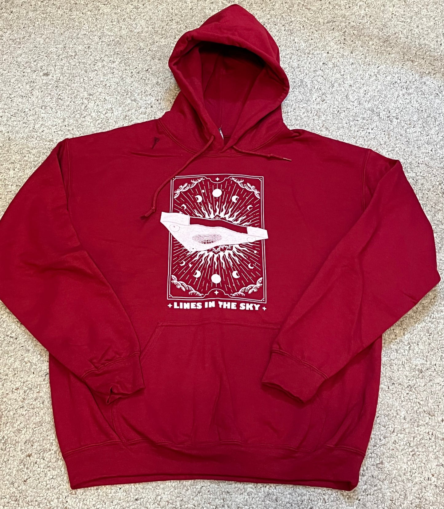 Hoodie UFO - Cardinal Red