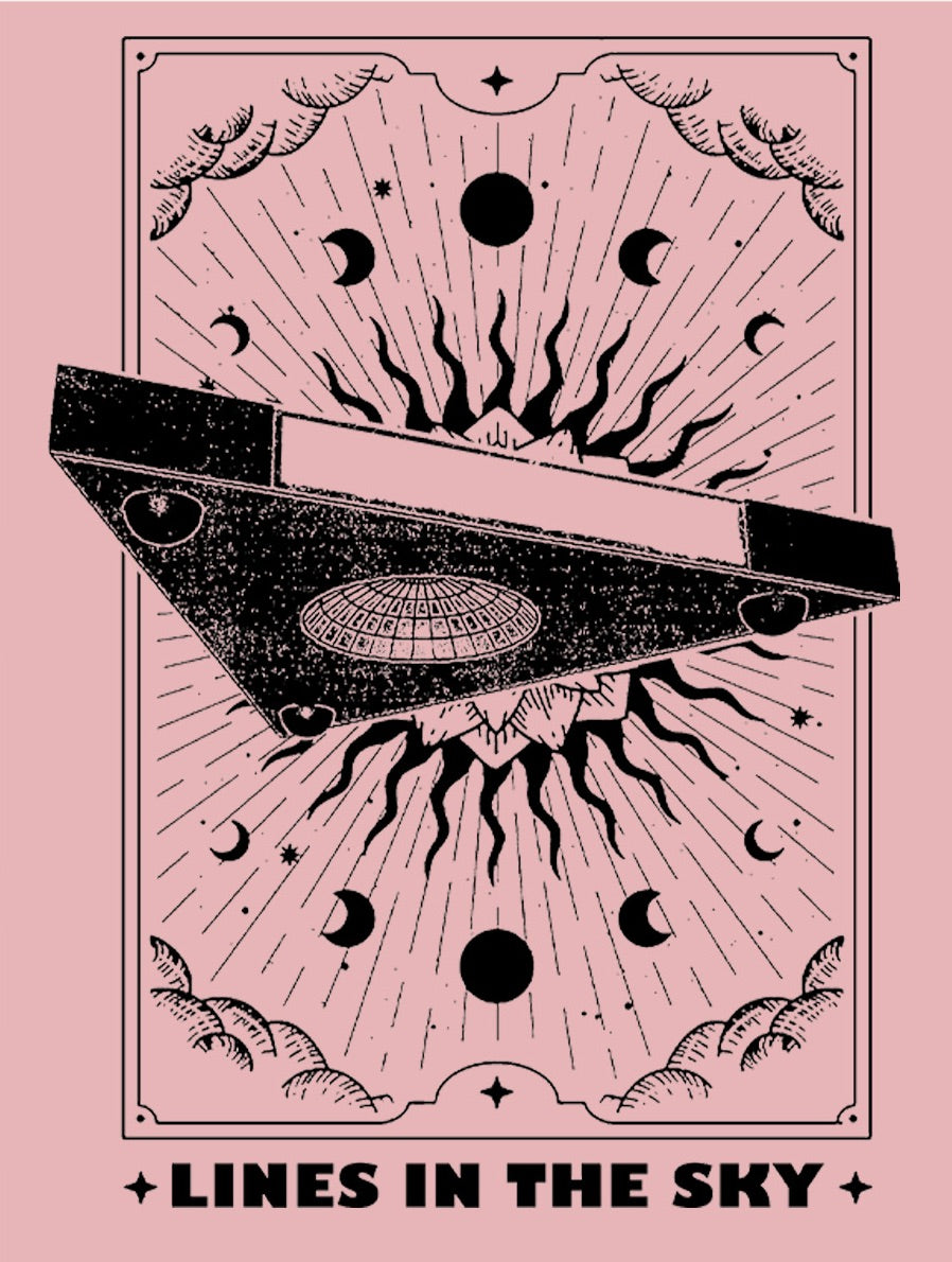 UFO T-shirt Pink